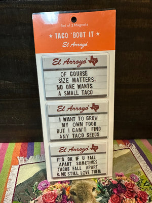 El Arroyo Magnet Set- "Taco 'Bout It"