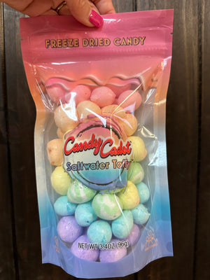 Candy Cadet; Freeze Dried- Saltwater Taffy Rainbow (Large)