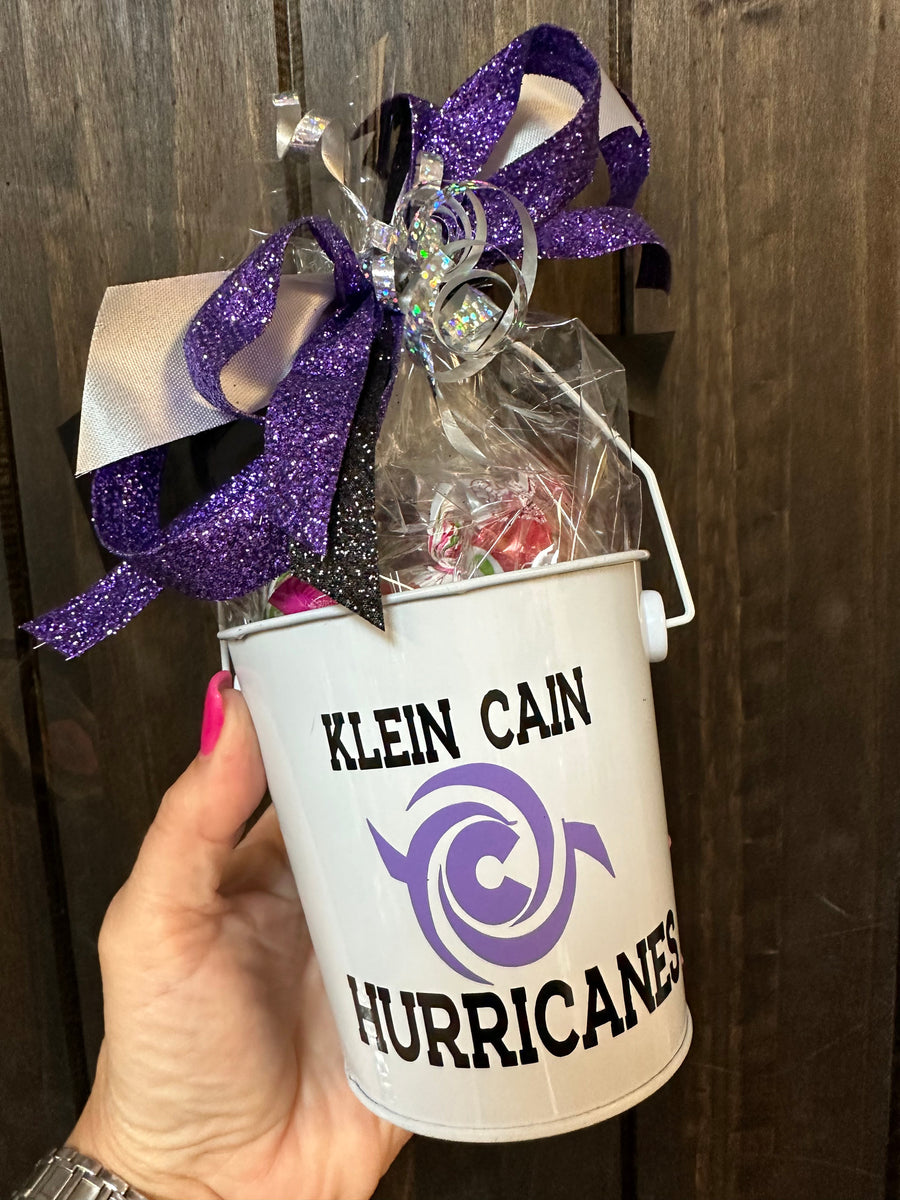 Candy Buckets "Hurricanes" Logo White The Silver Strawberry