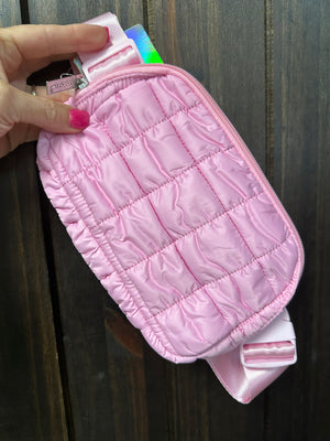 Gallie Kid Purses- "Pink Quilted" Bum Bag