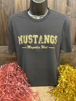 Mustangs- Black & Gold "Magnolia West"