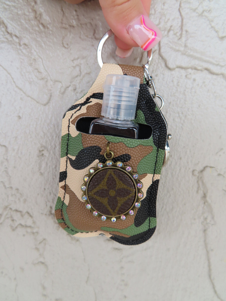 Hand Sanitizer Holder Keychains