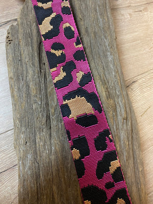 Revelry Purse Strap- Pink Cheetah