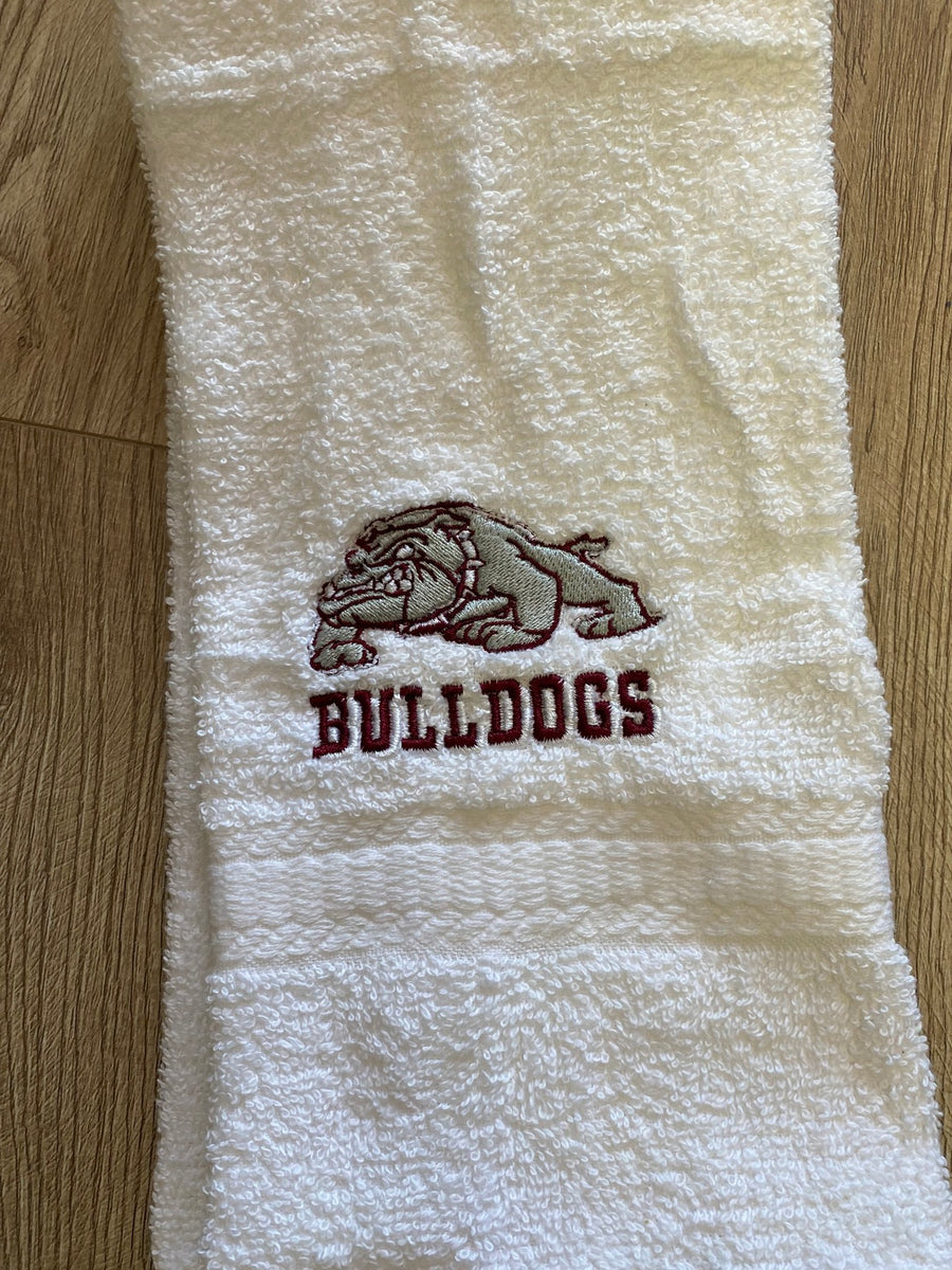 School Spirit Towels Bulldogs The Silver Strawberry