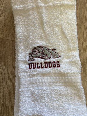 School Spirit Towels- Bulldogs