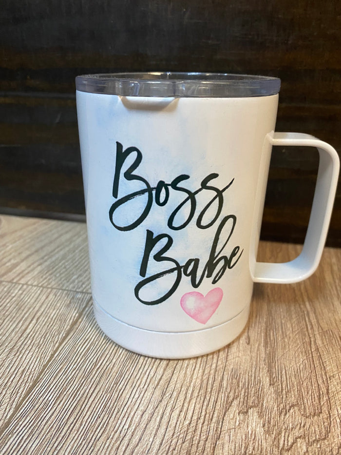 Insulated Mug- "Boss Babe"