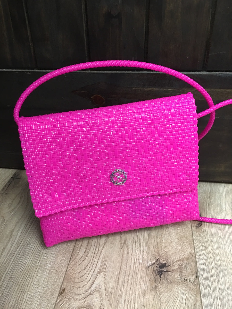 Interchangeable Crochet Square Clutch Crossbody Bag