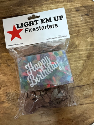 Light Em Up Firestarter's- "Happy Birthday" Colorful Confetti