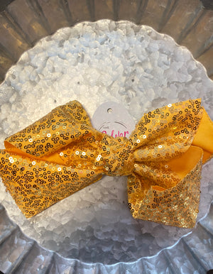 Large Sequence Bow- Mustard