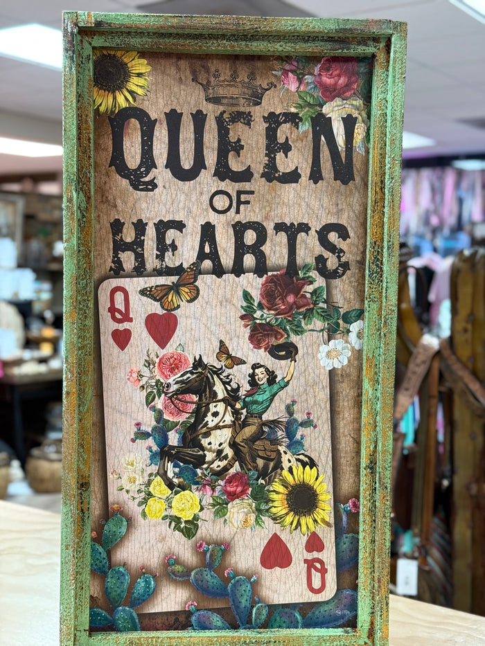 TB Wall Décor (18X35)- "Queen Of Hearts"