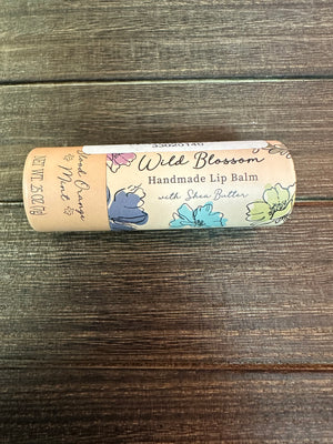 Wild Blossom Lip Balm- "Blood Orange Mint"