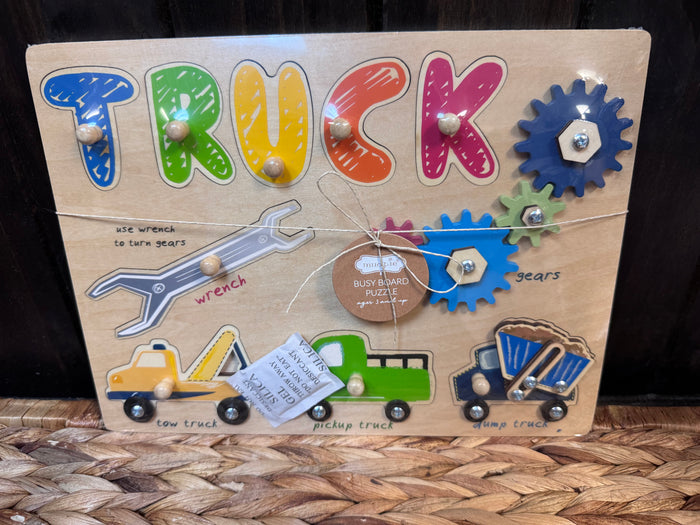 Busy Board Wood Puzzle- "Truck"