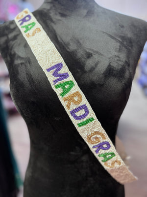 Nadine Purse Strap- "Mardi Gras"