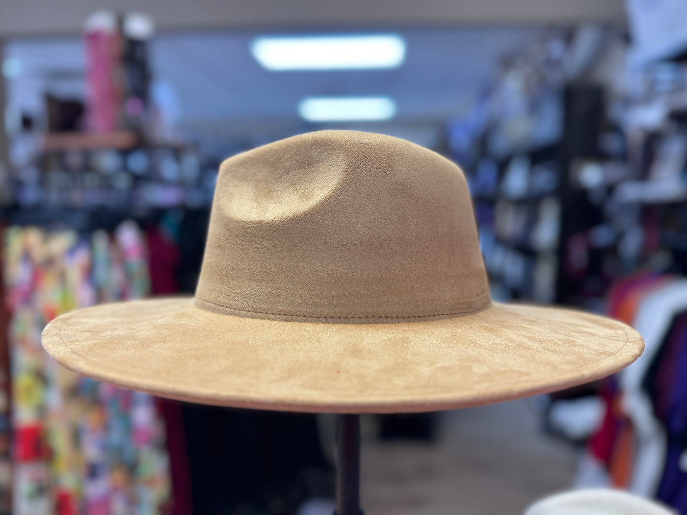 Brim Fedora Camel Floppy Hat Lack Of Color Wide Brim Fedora Hat