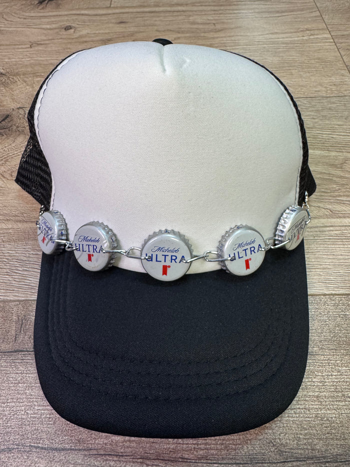 "Karli" Hat Bands- "Ultra" Bottle Cap Chain