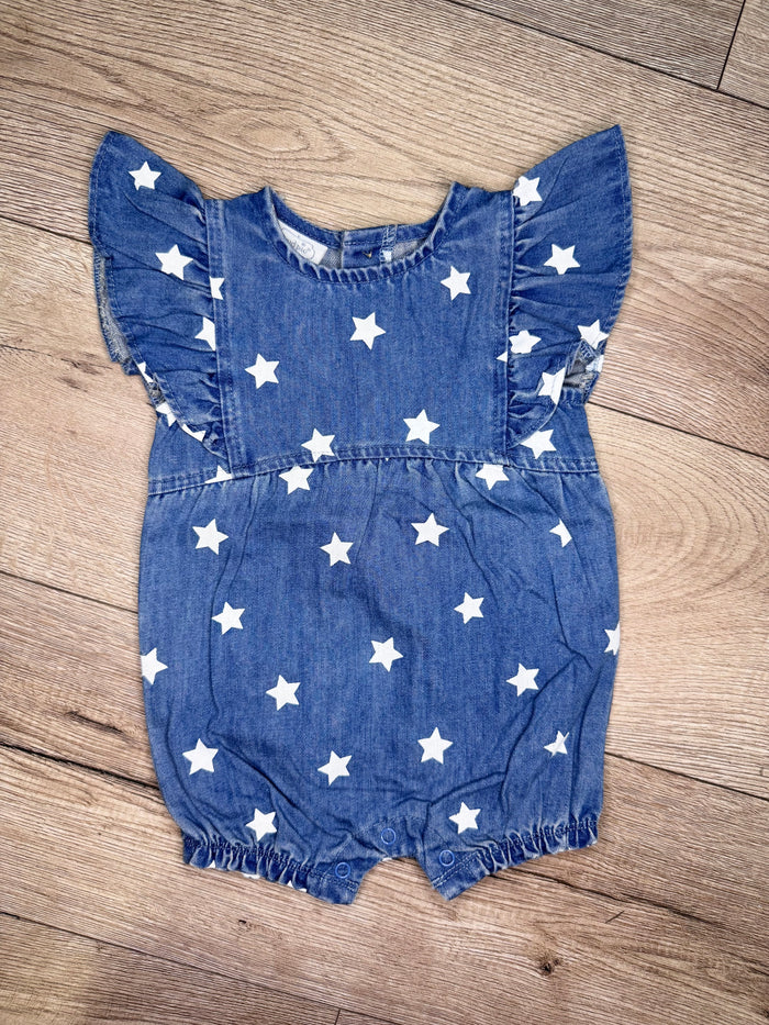 "Denim Star" Kids Romper