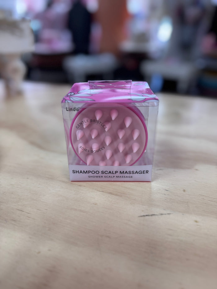 Shampoo & Scalp Brush- "Pink"
