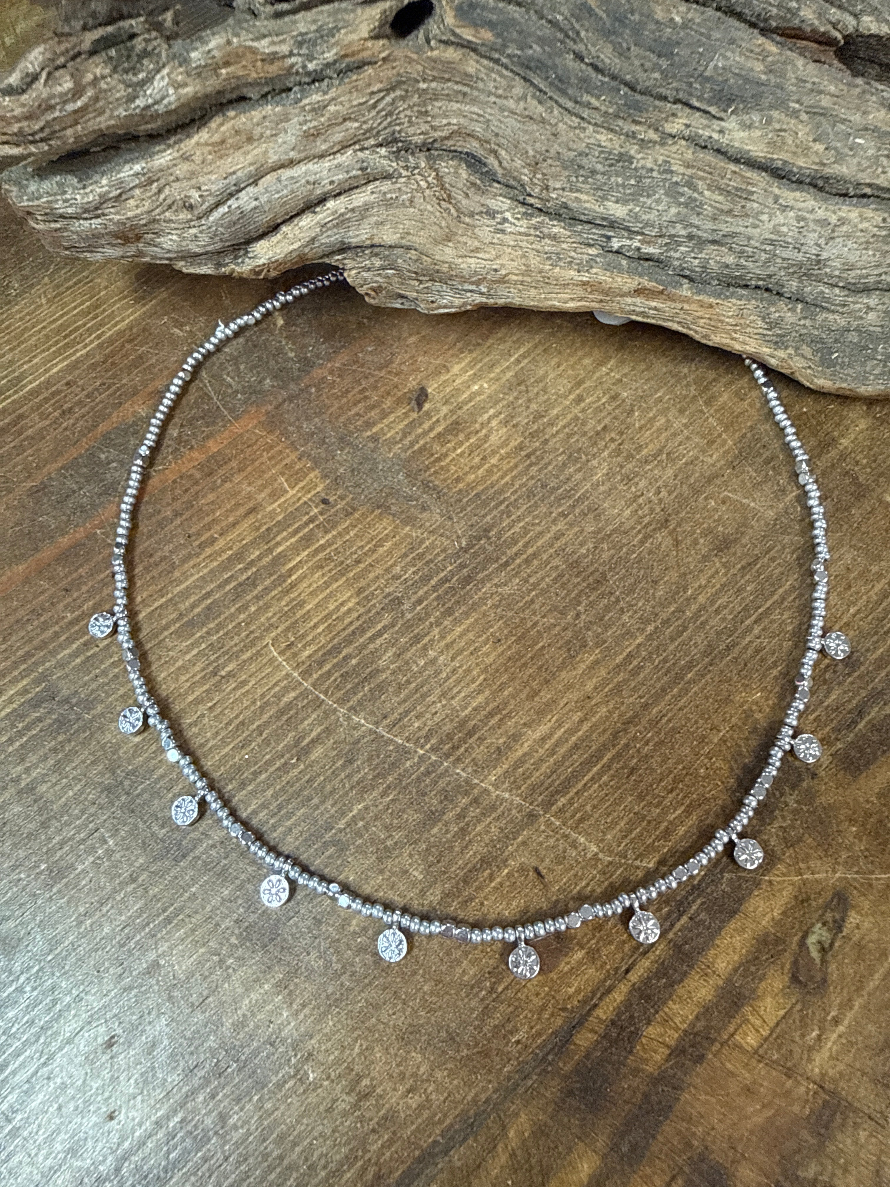 The Alix Chokers- Silver Mini Medallions – The Silver Strawberry