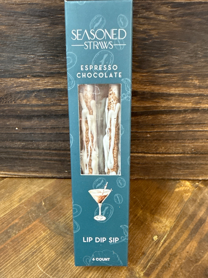 Seasoned Straws- "Espresso Chocolate"
