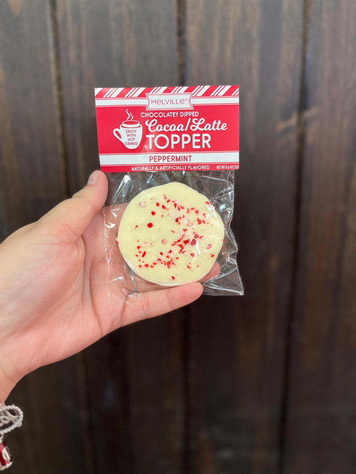 Melville Company- "Peppermint Circle" Marshmallow Toppers