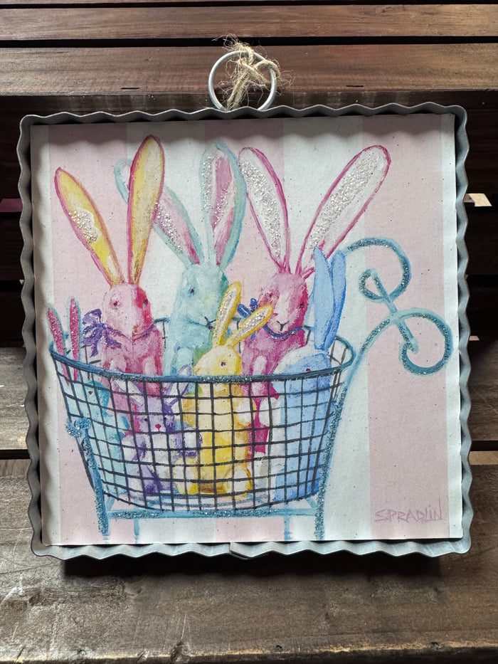 Round Top Collection- "Bunny Basket" Display Charm