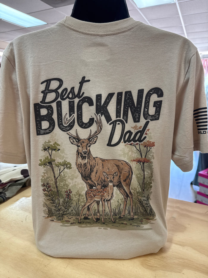 Men's Tee-"Best Bucking Dad" Tee