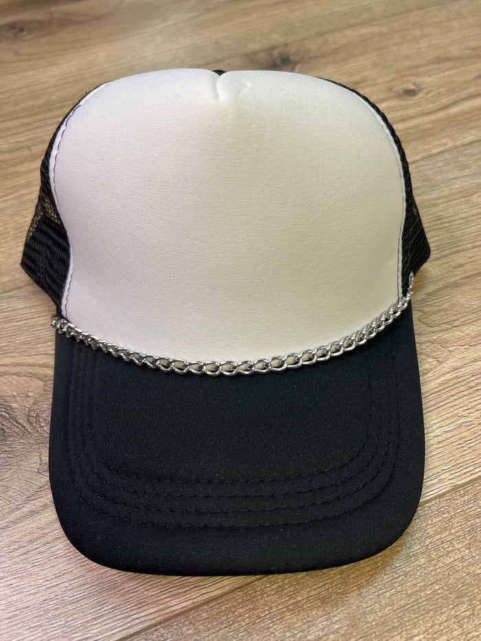 "Shelley" Hat Bands- "OG Chain Linked" Silver