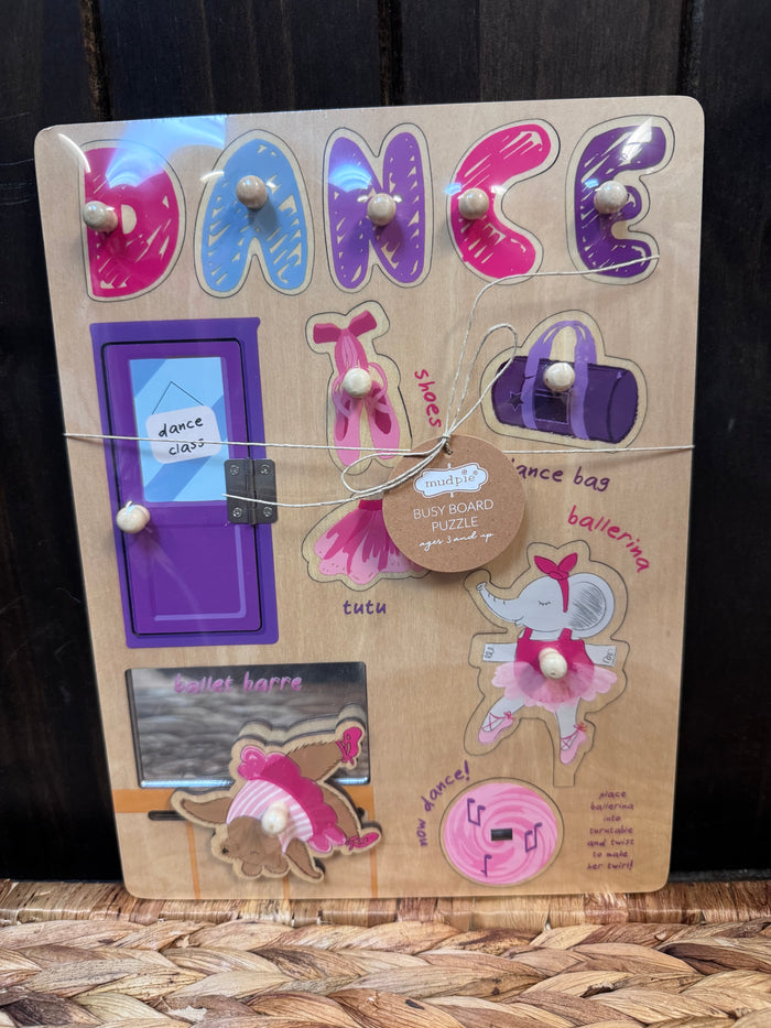 Busy Board Wood Puzzle- "Dance"