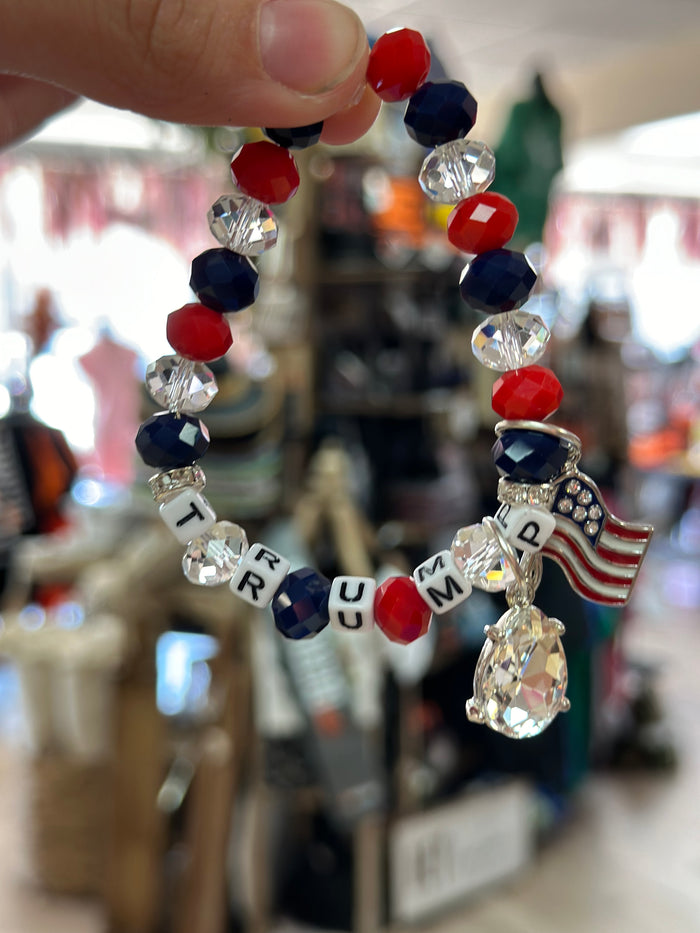 CiCi Bracelets- "Trump" Red, White & Blue