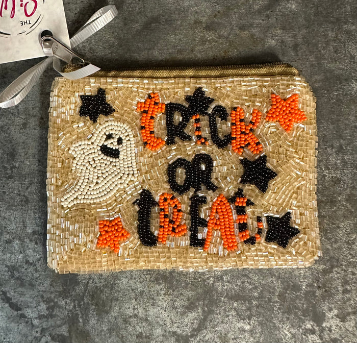 Coin Purse Wallet- "Trick Or Treat"