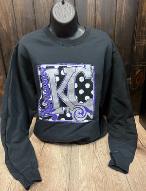 Hurricanes Hoodie- "KC Hurricanes; Polka Dot"