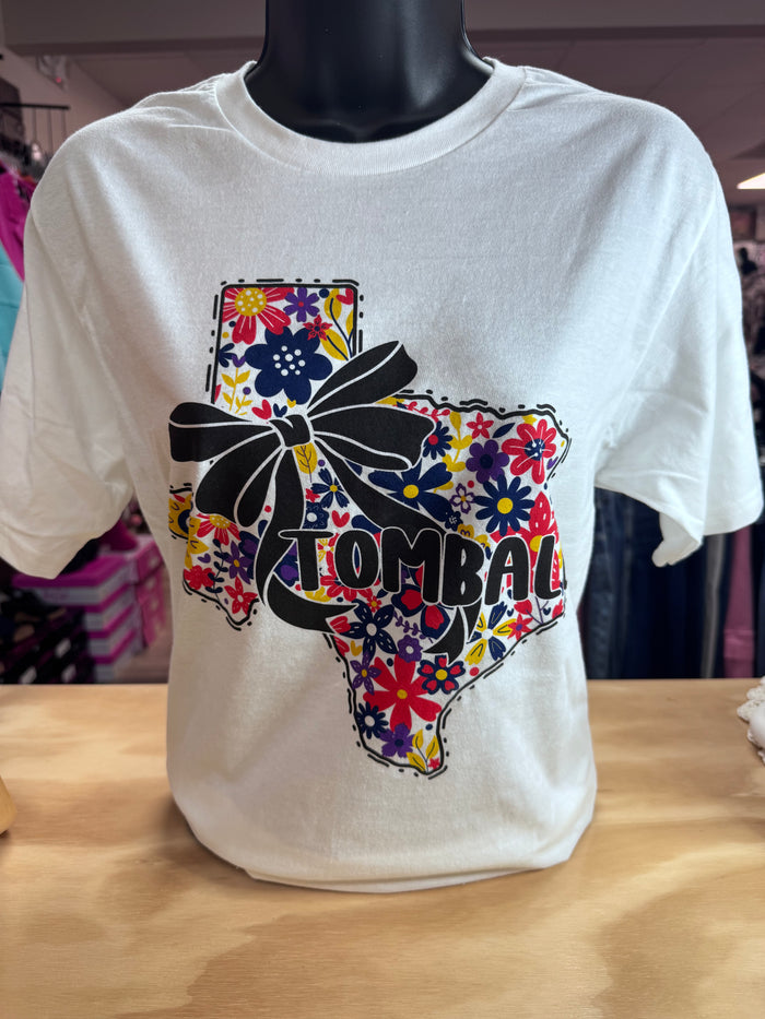 "Tomball Texas Floral Design" White Tee