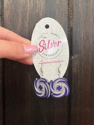 "Remy" Earrings- "Hurricanes" Logo