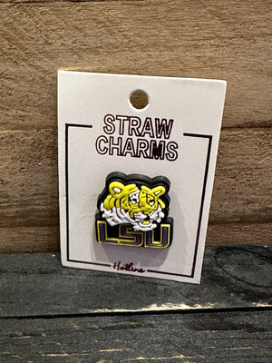 Straw Charms- "LSU Tigers"