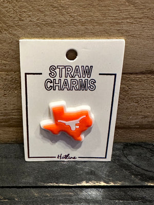 Straw Charms- "UT Texas"