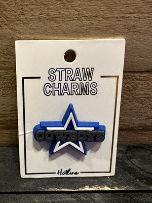 Straw Charms- "Cowboys; Stars"