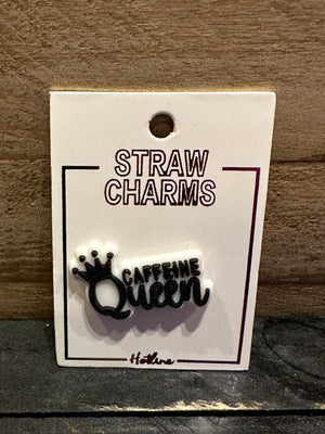 Straw Charms- "Caffeine Queen"