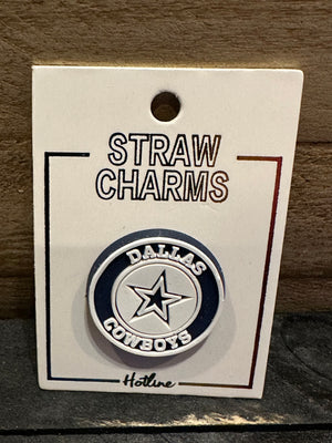 Straw Charms- "Dallas Cowboys" Circle