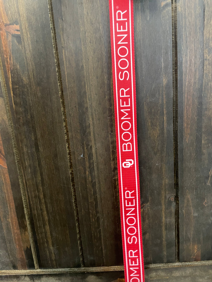 Team Spirit Purse Strap- "Boomer Sooner" Oklahoma