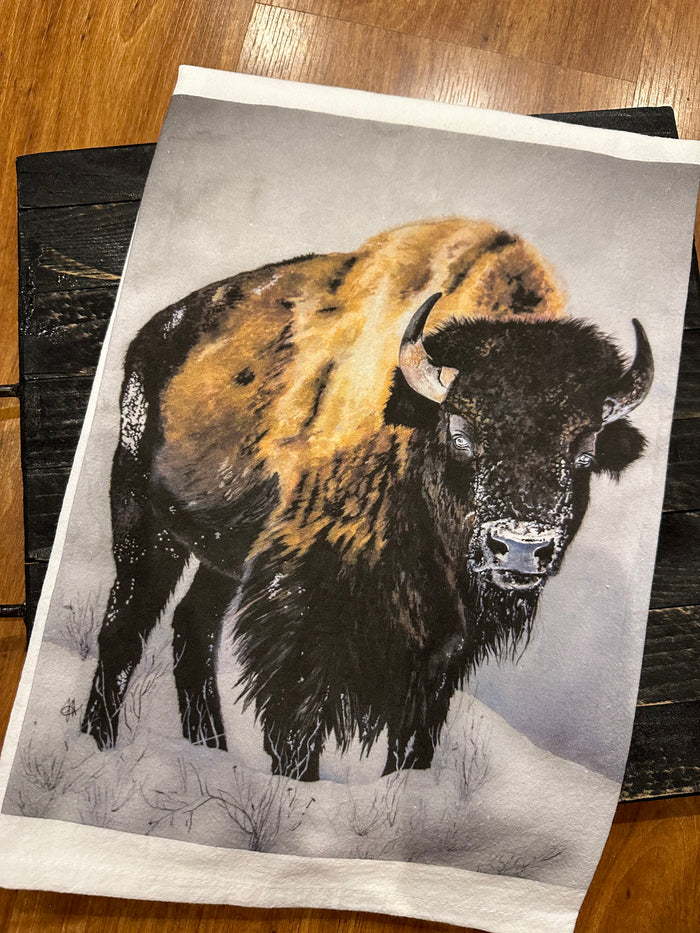 Kitchen Towels- "Buffalo" JWord