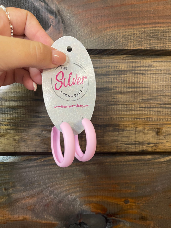 Sheila Earrings- Light Pink