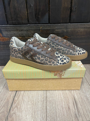 Champ- Tan Leopard & Tooled Leather Shoes