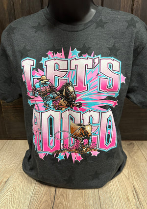 "Let's Rodeo" Stars Tee