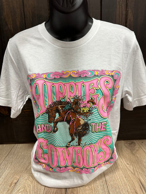 "Hippies & The Cowboys" Tee