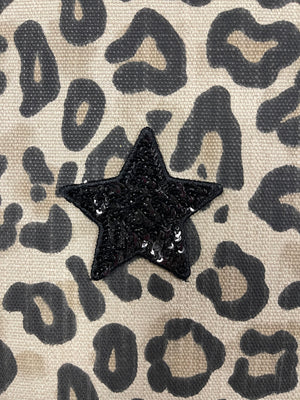 Sequin Patches- "Star; Small" Black