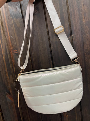 HG Kid Purses- "Puffy Puff" Pearly White