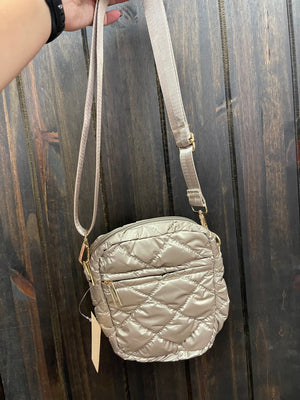 Golly Kid Purses- "Quilted Puff" Champagne