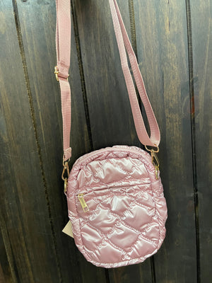Golly Kid Purses- "Quilted Puff" Light Pink