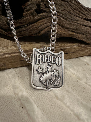 Piper Necklaces- "Rodeo" Silver Chain