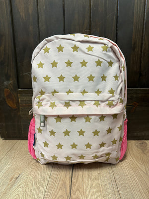 Wildkin Backpack- "Pink & Gold Stars" (16 In)